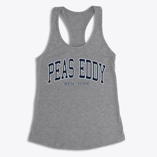 Peas Eddy New York Traditional Women's Racerback Tank