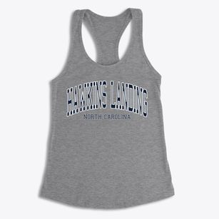 Hawkins Landing North Carolina Traditional Women's Racerback Tank