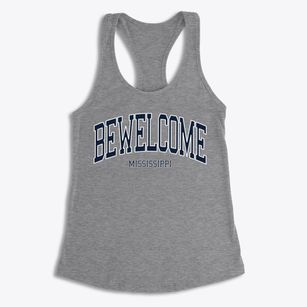 Bewelcome Mississippi Traditional Women's Racerback Tank