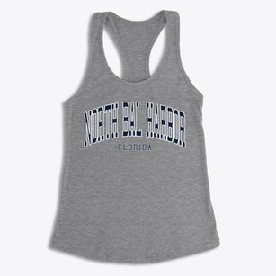 North Bal Harbor Florida Traditional Women's Racerback Tank