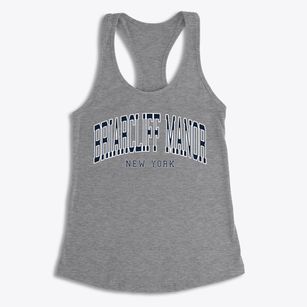 Briarcliff Manor New York Traditional Women's Racerback Tank