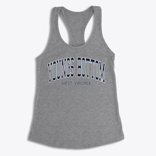 Youngs Bottom West Virginia Traditional Women's Racerback Tank