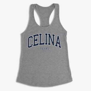 Celina Texas Traditional Women's Racerback Tank