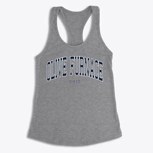 Olive Furnace Ohio Traditional Women's Racerback Tank