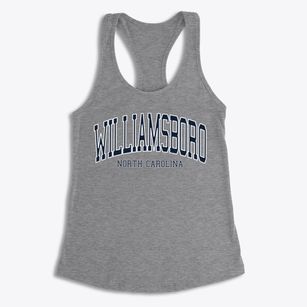 Williamsboro North Carolina Traditional Women's Racerback Tank