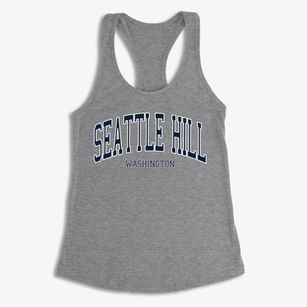 Seattle Hill Washington Traditional Women's Racerback Tank