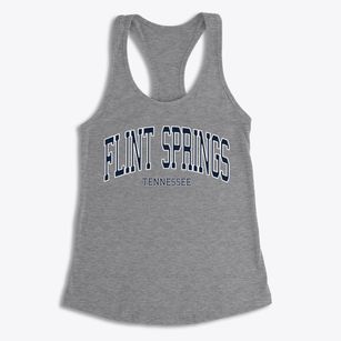 Flint Springs Tennessee Traditional Women's Racerback Tank