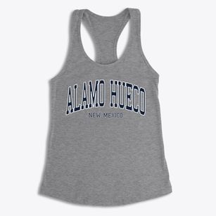 Alamo Hueco New Mexico Traditional Women's Racerback Tank