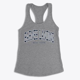 Barnes Landing New York Traditional Women's Racerback Tank