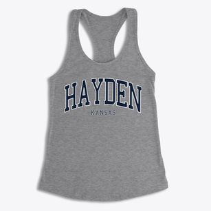 Hayden Kansas Traditional Women's Racerback Tank
