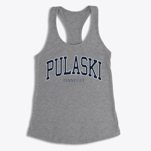 Pulaski Tennessee Traditional Women's Racerback Tank
