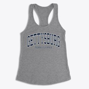Gettysburg Pennsylvania Traditional Women's Racerback Tank