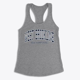 West Brookline New Hampshire Traditional Women's Racerback Tank