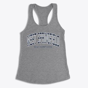 West Springfield New Hampshire Traditional Women's Racerback Tank