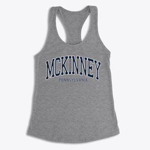 Mckinney Pennsylvania Traditional Women's Racerback Tank