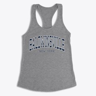 Baldwinsville New York Traditional Women's Racerback Tank