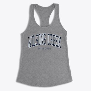 Wilsons Creek Missouri Traditional Women's Racerback Tank