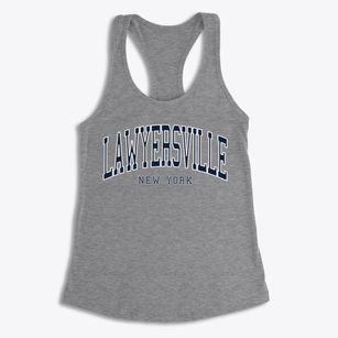 Lawyersville New York Traditional Women's Racerback Tank