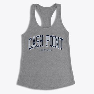 Cash Point Louisiana Traditional Women's Racerback Tank