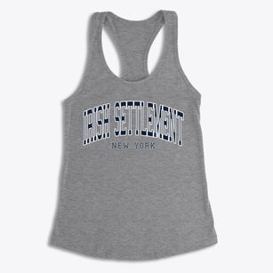 Irish Settlement New York Traditional Women's Racerback Tank