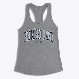 Promised Land Maine Traditional Women's Racerback Tank