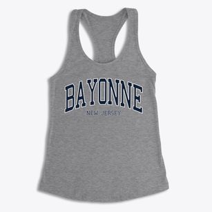 Bayonne New Jersey Traditional Women's Racerback Tank