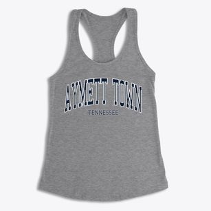 Aymett Town Tennessee Traditional Women's Racerback Tank