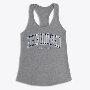 North Bloomfield New York Traditional Women's Racerback Tank