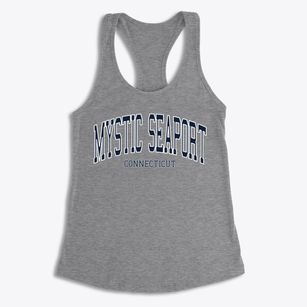 Mystic Seaport Connecticut Traditional Women's Racerback Tank