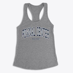 Pownal Center Maine Traditional Women's Racerback Tank