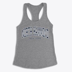 North Hammond New York Traditional Women's Racerback Tank