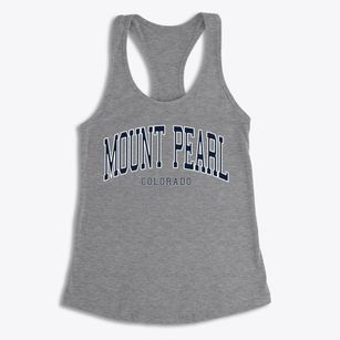 Mount Pearl Colorado Traditional Women's Racerback Tank
