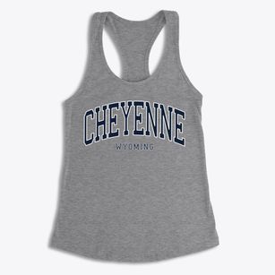 Cheyenne Wyoming Traditional Women's Racerback Tank