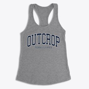Outcrop Pennsylvania Traditional Women's Racerback Tank