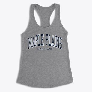 Maple Plains Maryland Traditional Women's Racerback Tank