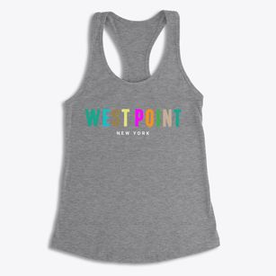 West Point New York Color Pop Women's Racerback Tank