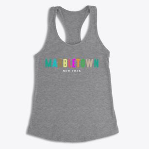 Marbletown New York Color Pop Women's Racerback Tank