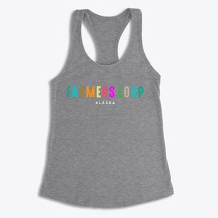 Farmers Loop Alaska Color Pop Women's Racerback Tank