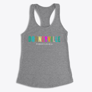 Dorneyville Pennsylvania Color Pop Women's Racerback Tank