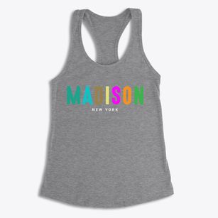 Madison New York Color Pop Women's Racerback Tank