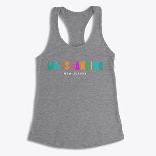 Mays Landing New Jersey Color Pop Women's Racerback Tank