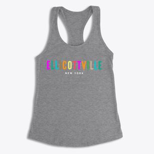 Ellicottville New York Color Pop Women's Racerback Tank