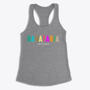 Barataria Louisiana Color Pop Women's Racerback Tank