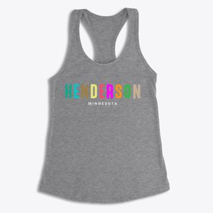 Henderson Minnesota Color Pop Women's Racerback Tank