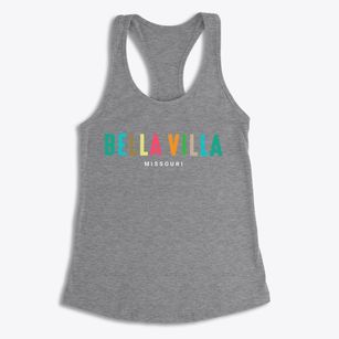Bella Villa Missouri Color Pop Women's Racerback Tank
