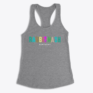 Rabbit Hash Kentucky Color Pop Women's Racerback Tank