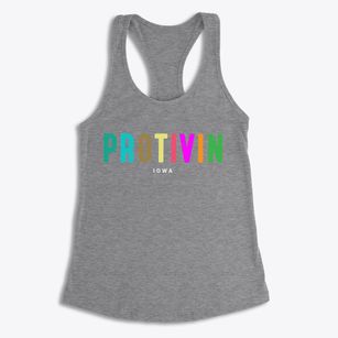 Protivin Iowa Color Pop Women's Racerback Tank