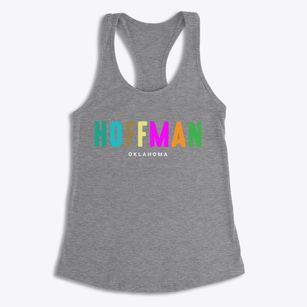 Hoffman Oklahoma Color Pop Women's Racerback Tank