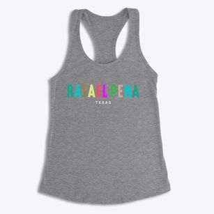 Rafael Pena Texas Color Pop Women's Racerback Tank