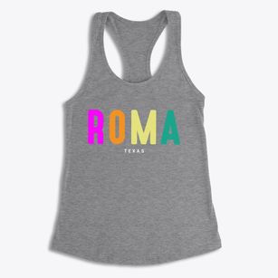 Roma Texas Color Pop Women's Racerback Tank